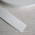 Factory Direct Proveedor blanco Cinta de bandas de borde liso White PVC